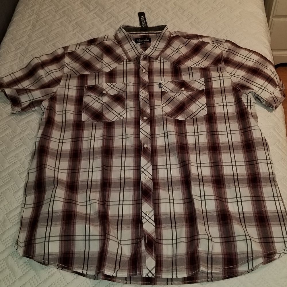 Men’s Big & Tall Western Shirts short sleeves New